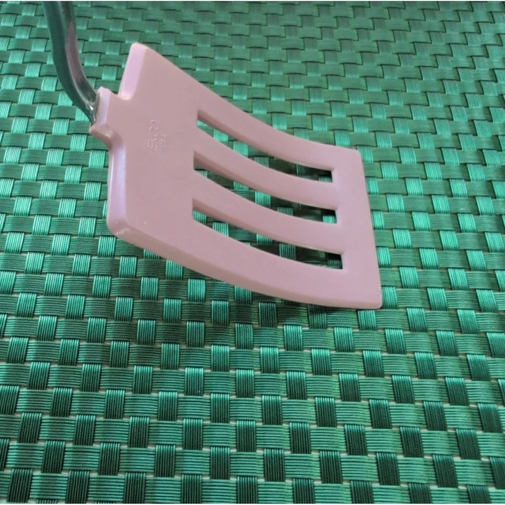 EKCO Spatula Slotted Pink Nylon Turner With Plastic Handle Vtg USA *Handle Melts